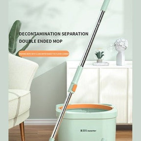 Clean Dirty Separation Mop Household Hands Free Spin Mop Wet Dry Floor Mopping Artifact Mop Bucket Cleaning Tools. Household Cleaning Supplies. Type: Mops.