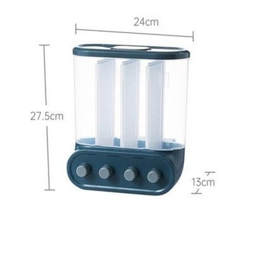 Moisture-proof sealed rice dispenser storage box. Food Grain Storage Box Sealed Rice Buckets Wall Mounted Storage Tank. Food Storage: Food Storage Containers.