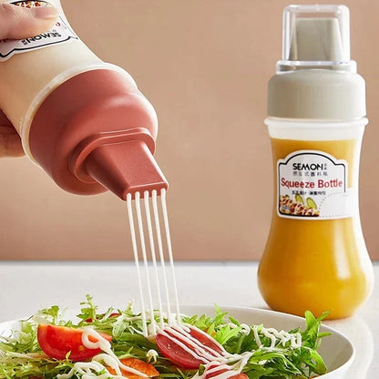 5-Hole Refillable Sauce Bottle – 350ml