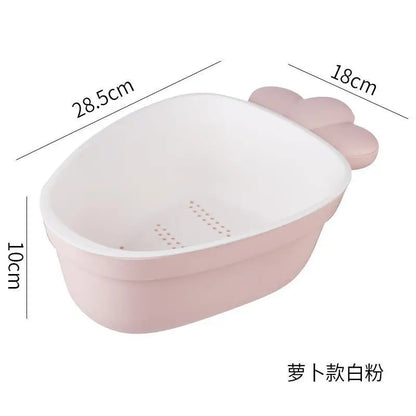 Double-Layer Kitchen Drain Basket