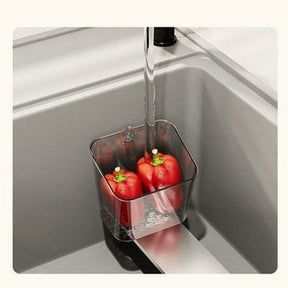 Wall Hanging Home Sundries Suction Cup Storage Basket, Storage Rack, Kitchen Wall Mounted Storage Device, No Punching Ginger. Type: Household Storage Containers.