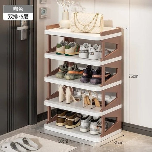Modern Minimalist Layered Shoe Storage Organizer