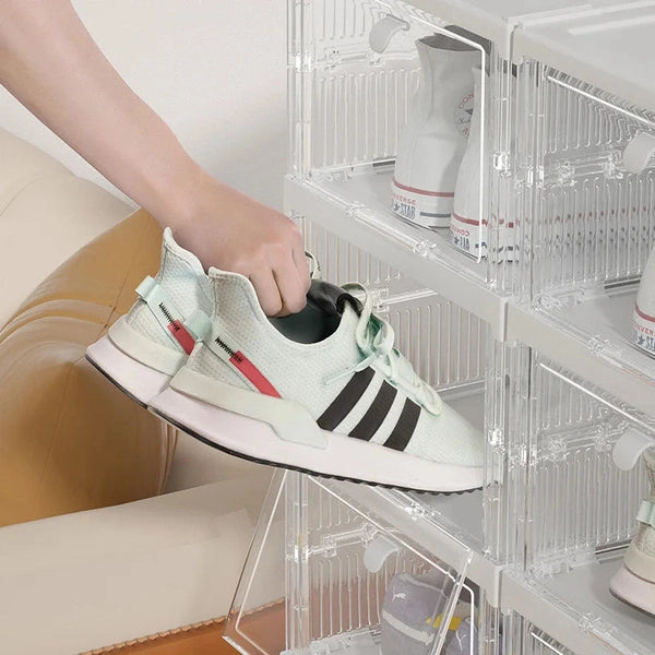 Multi-Pair Foldable Shoe Box