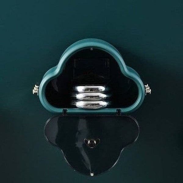 Cloud Shape Tissue Storage Box Bathroom Wall Mounted Multifunction Waterproof Paper Holder Face Towel Organizer Box. Bathroom Accessories. Type: Facial Tissue Holders.