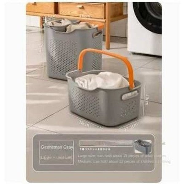 Laundry Basket partition for dirty clothes