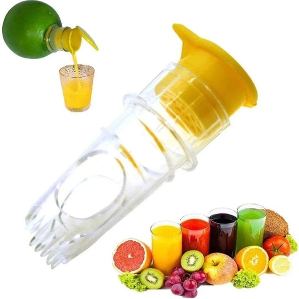 Portable Lemon Squeezer, Plastic Reusable Lightweight Juice Reamer