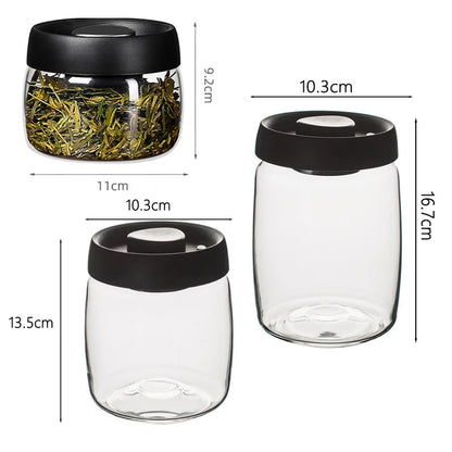 Vacuum Storage Container, Sealed Jar, Coffee Bean Storage Bottle