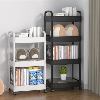 Multi-Layer Trolley Rack, Trolley Organizer, Mobile Bathroom Storage