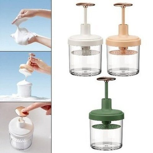 1PC Portable Face Wash Foam Machine Shampoo Body Soap Foam Machine Facial Cleanser Foam Cup Facial Cleansing Tools. Personal Care. Cosmetics. Type: Makeup Tools.