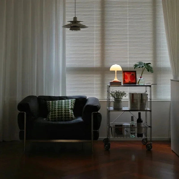 Stainless Steel Dining Car Moveable Three-layer Trolley