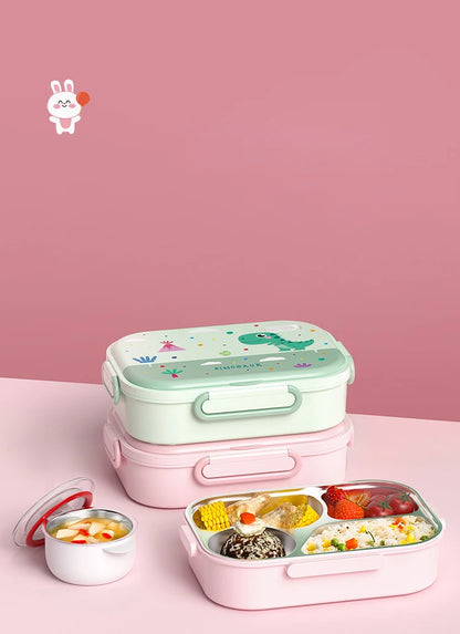 316 Stainless Steel Insulated Lunch Box for Children's