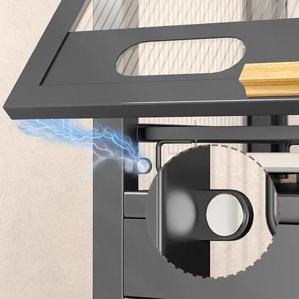 Space-Saving Modern Corner Showcase Sideboard