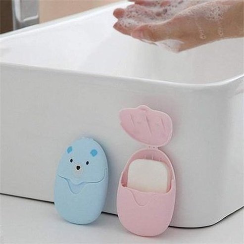 Cartoon Disposable Cleaning Travel Paper Soap
