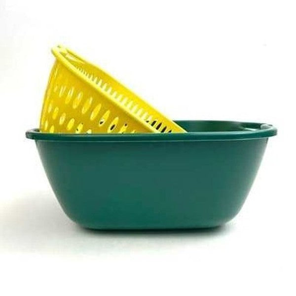 2 Layer Vegetable Washing Drain Basket