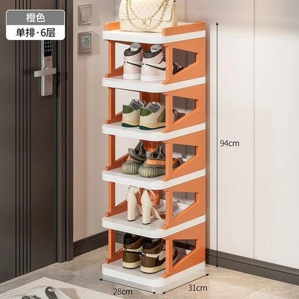 Modern Minimalist Layered Shoe Storage Organizer