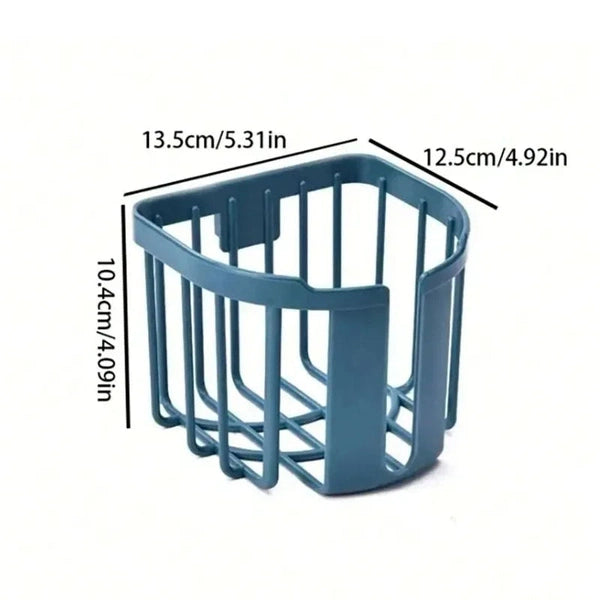 Punch-Free Toilet Paper Shelf