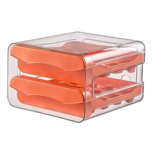 2-Layer Egg Storage Box - Maximize Storage and Optimize Fridge Space
