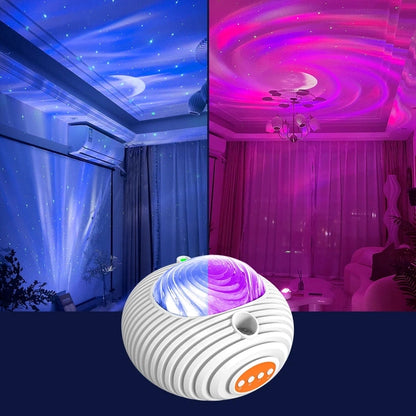 Galaxy Projector Night Light – Rotating Starry Sky Planetarium Lamp