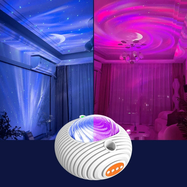 Galaxy Projector Night Light – Rotating Starry Sky Planetarium Lamp