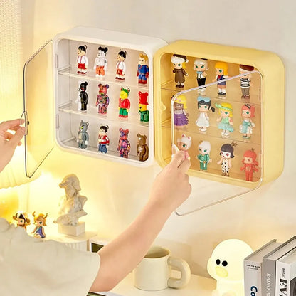 Storage Display Rack – Magnetic Suction Figurine Wall-Mounted Doll Blind Box
