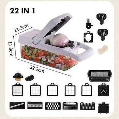 Kitchen Vegetable Slicer with Stainless Steel Blades
