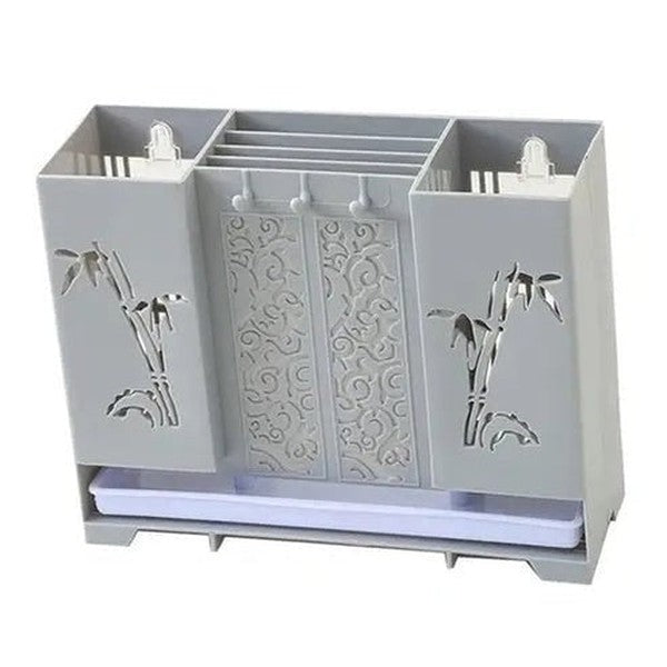 Kitchen Cutlery Organizer: Plastic Chopsticks Basket