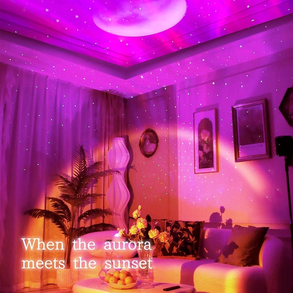 Galaxy Projector Night Light – Rotating Starry Sky Planetarium Lamp