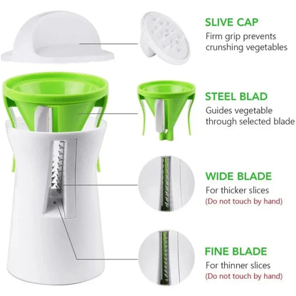 Heavy Duty Spiralizer Vegetable Slicer Vegetable Spiral Slicer Cutter