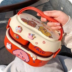 Bento Box For Kids bowl with spoon