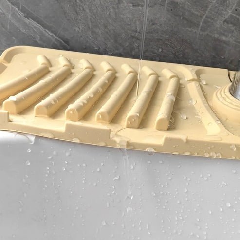 Stop Countertop Spills! The Silicone Faucet Drain Pad (Keeps Your Kitchen &amp; Bathroom Dry)