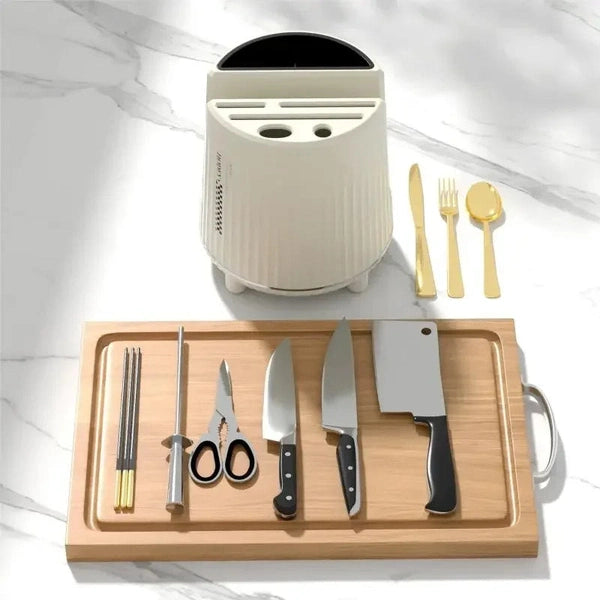Rotating Knife and Utensil Holder