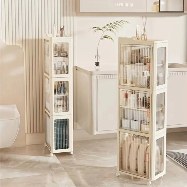 Crevice Cabinet Seam Organizer Cabinet, Bathroom Storage Rack