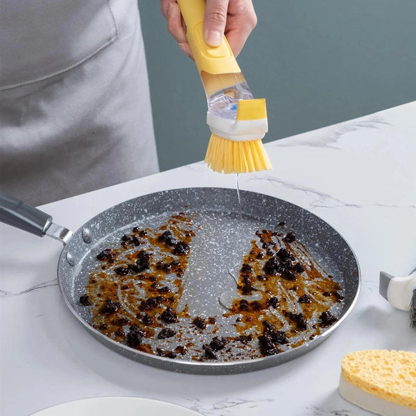 Multi-Purpose Long-Handled Pot Brush