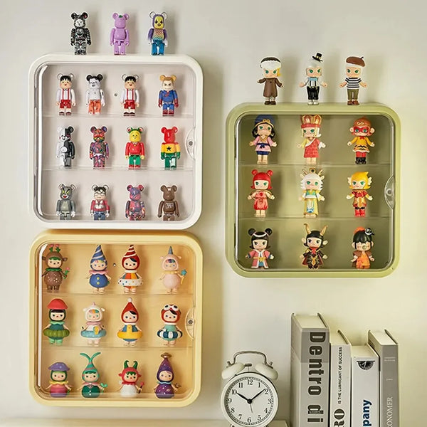 Storage Display Rack – Magnetic Suction Figurine Wall-Mounted Doll Blind Box