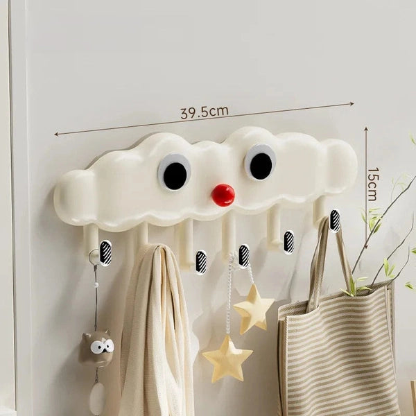 Household Cloud Hook, Door Punch-Free Strong Clothes Hook