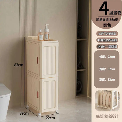 Crevice Cabinet Seam Organizer Cabinet, Bathroom Storage Rack