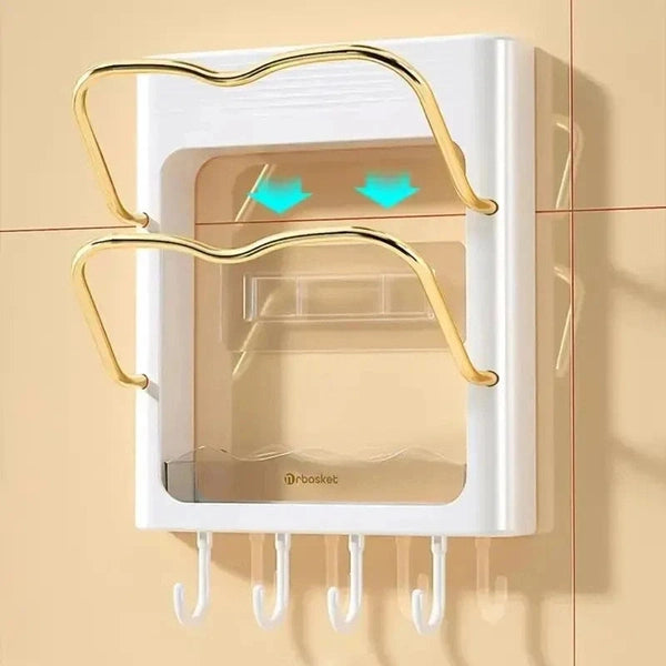 Wall-Mounted Pot Cover Rack