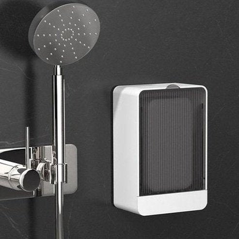 Wall Mounted Flap Type Luxury Lightweight Soap Box Punch-Free Bathroom Storage Rack Portable Soap Dish with Detachable Drawer