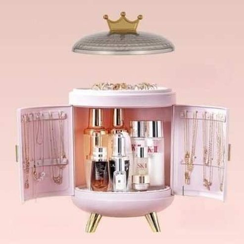Princess Makeup Storage Box with Doors