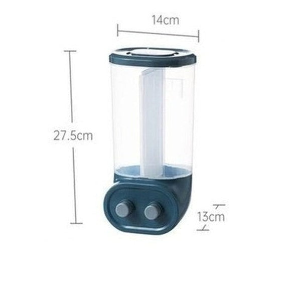 Moisture-proof sealed rice dispenser storage box. Food Grain Storage Box Sealed Rice Buckets Wall Mounted Storage Tank. Food Storage: Food Storage Containers.