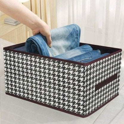 Foldable Clothes Organizer Cloth Box with Handles 