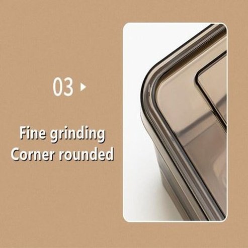 Fridge Clear Plastic Sliding Egg Storage Box