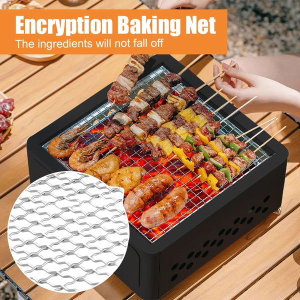 Multifunctional Portable Charcoal Barbecue Grill
