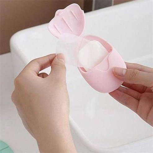 Cartoon Disposable Cleaning Travel Paper Soap