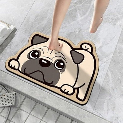 Quick Drying Cute Cat Dog Panda Bath Mat Super Absorbent Anti-Slip Carpet Skin Floor Mats Toilet Home Decor. Bathroom Accessories. Type: Bath Mats & Rugs