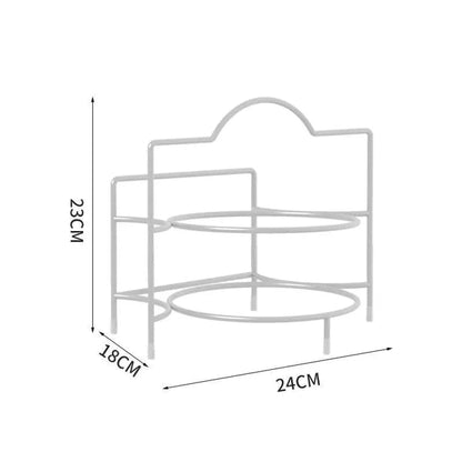 Kitchen Preparation Multi-layer Rack, Multi-function Side Dish Storage Rack