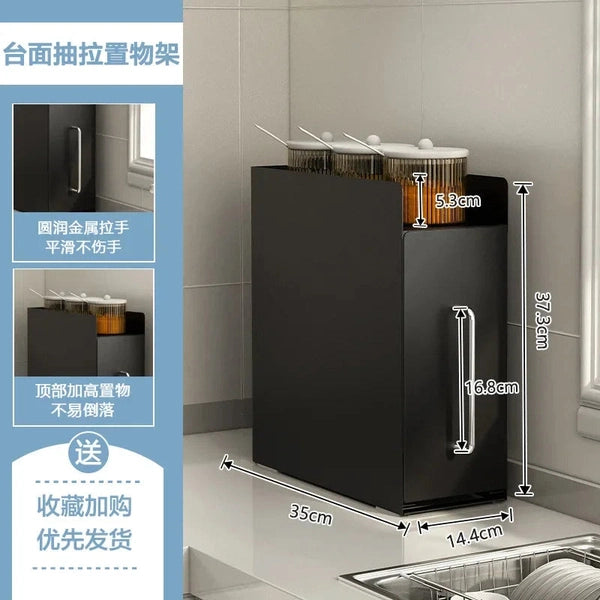 Kitchen Corner Seasoning Shelf