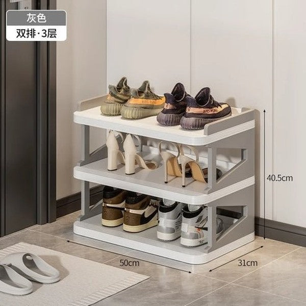 Modern Minimalist Layered Shoe Storage Organizer