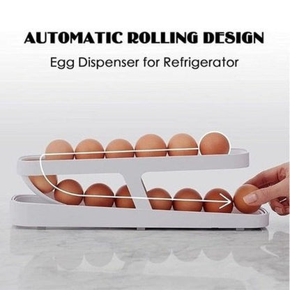 Sliding Egg Dispenser Fridge Organizer