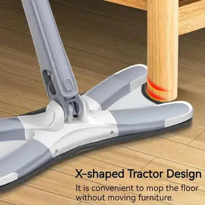 X-type Flat Floor Mop for Hardwood